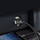 7. Baseus Grain Car Charger CCALL-ML01 mini charger 2x USB-A 3.1A - black