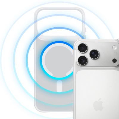 22. 3mk Smoke MagCase for iPhone 17 Pro - White-Translucent