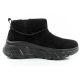 13. Skechers women's winter boots, insulated leather ankle boots