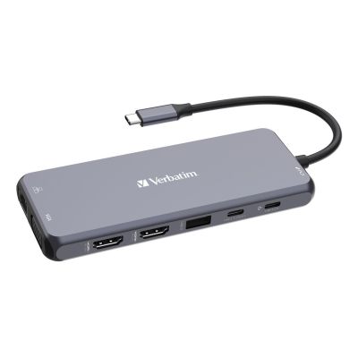 11. Verbatim CMH-14 USB Type-C Adapter 5000 Mbit/s Silver