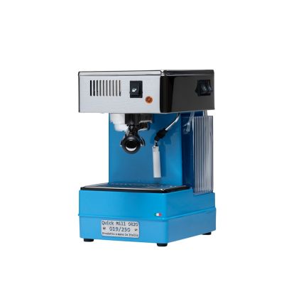Quick Mill 0820 Stretta AZZURO Blue Lim. Edt. Espresso Machine with Seven-Cup
