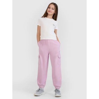 2. Girls' jogger sweatpants 4F 4FJWSS25TTROF1135-52S