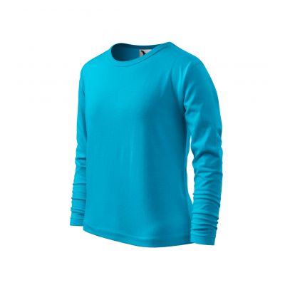 Malfini Fit-T LS Jr MLI-12144 turquoise