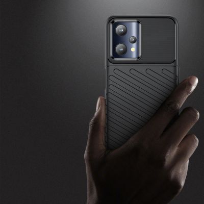 3. Thunder Case flexible armored cover Realme 9 Pro black