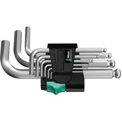 3. Wera 05133163001 L-shaped Allen key Metric 9 pcs.