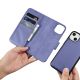 15. iCarer Wallet Case 2in1 Cover iPhone 14 Plus Anti-RFID Leather Flip Case Light Purple (WMI14220727-LP)