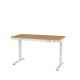 15. Tuckano Electric Height Adjustable Desk ET119W-C White/Oak. Desk top dimensions 120 x 60cm.