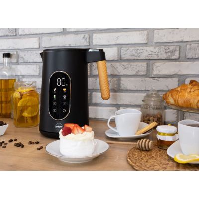 9. ELDOM CORDLESS KETTLE WITH TEMPERATURE REGULATION C550 BLACK 5 STORED PROGRAMS: 40, 70, 80, 90, 100°C (PLASTIC + STAINLESS STEEL)