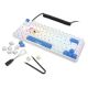 8. Sharkoon SKILLER SGK50 S3 PBT Gaming Keyboard USB QWERTZ German White