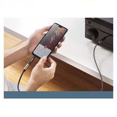 8. Ugreen adapter 3.5mm audio adapter (male) to 6.35mm mini jack (female) gray (AV168)