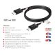 5. CLUB3D CAC-1091 DisplayPort Cable 1.2m Black