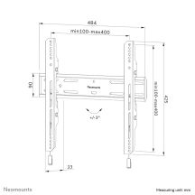 WL30S-850BL14 NEOMOUNTS TV wall mount