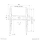 WL30S-850BL14 NEOMOUNTS TV wall mount