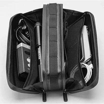 2. Rockbros B67 waterproof frame bike bag - black