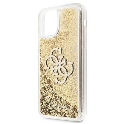 3. Guess 4G Big Liquid Glitter case for iPhone 11 6.1" / Xr - gold