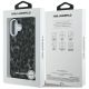 8. Karl Lagerfeld IML Leopard Pattern MagSafe Case for iPhone 16 - Black