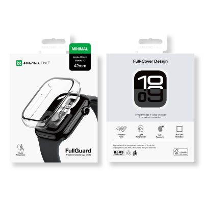 9. AmazingThing Radix Glass Case for Apple Watch 42mm - Clear