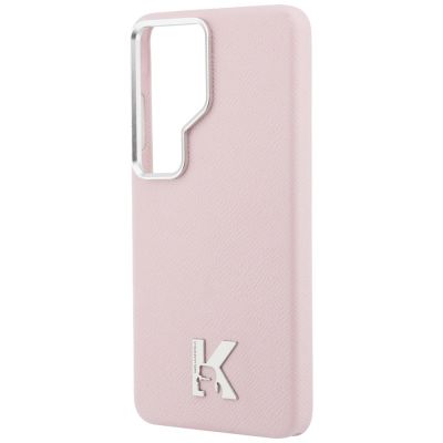6. Karl Lagerfeld K Metal Logo MagSafe Case for Samsung Galaxy S26 Ultra - Pink