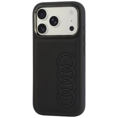 3. Audi TT Synthetic Leather MagSafe Case for iPhone 18 Pro / 17 Pro - Black