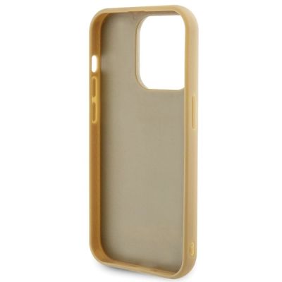 7. Guess Disco Metal Script case for iPhone 15 Pro - gold