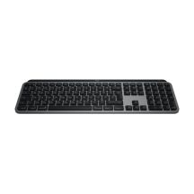 Logitech Master MX Keys S for Mac Keyboard Office RF Wireless + Bluetooth QWERTY American International Aluminum, White
