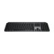 Logitech Master MX Keys S for Mac Keyboard Office RF Wireless + Bluetooth QWERTY American International Aluminum, White