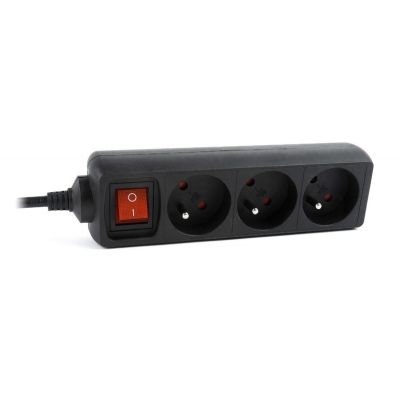 3. ENERGENIE EG-PSU3F-01 power strip (3 x Type E; 10 A; 0.6 m; black)