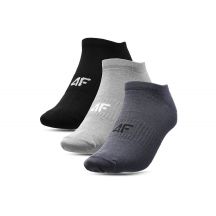 4F Socks NOSH4-SOM301 gray, gray, black