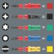 8. Kraftform Kompakt VDE 17 Extra Slim Set 1.17 pcs.