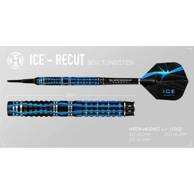 2. Harrows ICE Recut Darts 90% Softip HS-TNK-000016032