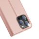 3. Dux Ducis Skin Pro Wallet Case for iPhone 15 Pro - Pink