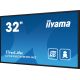 12. Large Format Monitor iiyama LH3260HS-B1AG A 80cm (31.5") LED Wi-Fi 500 cd/m2 Full HD Android 11 24/7 Black