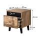 4. NORD bedside table 2 pcs. 40x38xH45 wotan oak/anthracite