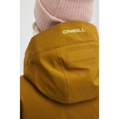 6. O'neill women's winter sports jacket snowboard ski GTX RECCO pink brown