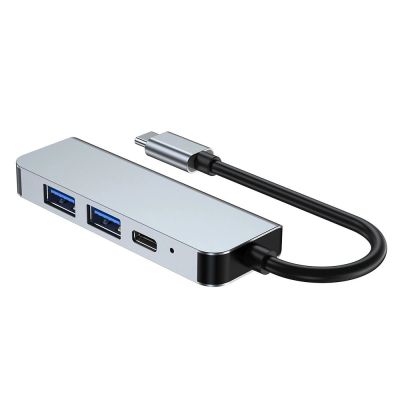 6. HUB Tech-Protect V2 4in1 USB-C - USB-A 3.0 / USB-A 2.0 / USB-C / HDMI - gray