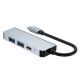 6. HUB Tech-Protect V2 4in1 USB-C - USB-A 3.0 / USB-A 2.0 / USB-C / HDMI - gray