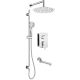 Concealed shower set with mixing box