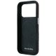 7. Mercedes Leather Semi Wrap Wood Effect MagSafe case for iPhone 17 Pro / 18 Pro - burgundy