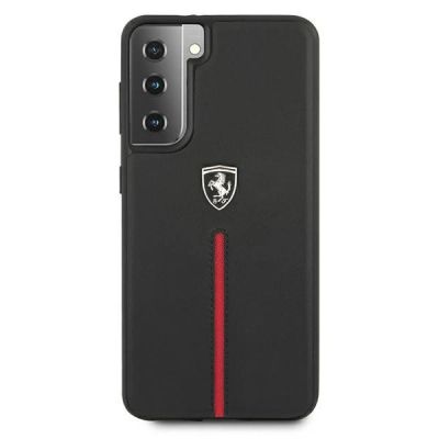 3. Ferrari FEOSIHCS21MBK S21+ G996 black/black hardcase Off Track Leather Nylon Stripe