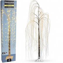 DECORATIVE CHRISTMAS WILLOW TREE 220 LEDS HEIGHT: 150CM