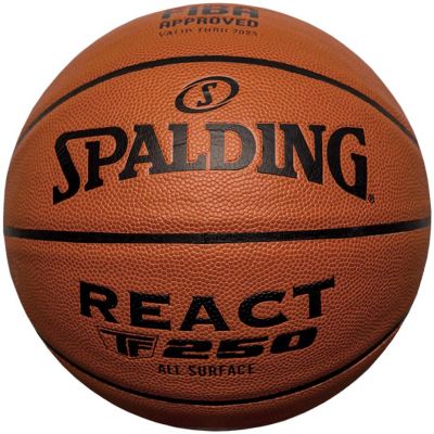 2. Spalding React TF-250 Logo Fiba Basketball 76967Z