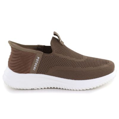 2. Women's slip-on brown sports shoes Potocki BK01312