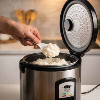 7. Adler AD 6406 rice pot (1.5l; stainless steel)