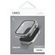 5. Uniq Voute tempered glass case for Apple Watch 10 46 mm - silver