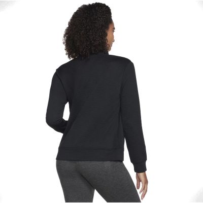 2. Skechers Go Walk Everywhere Full Zip Hoodless W3JA261-BLK Black L