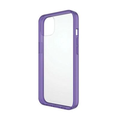 4. PanzerGlass ClearCase antibacterial case with Military Grade certificate for iPhone 13 / 14 / 15 - transparent purple