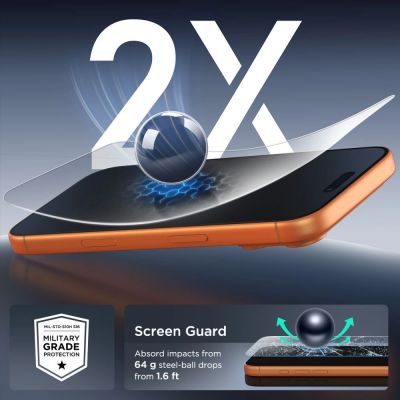 6. Tech-Protect Tempered Glass Bundle 10-pack for iPhone 15 Pro Max