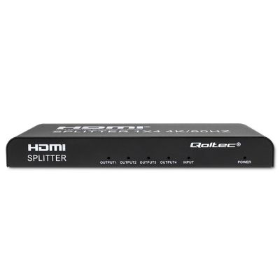 9. QOLTEC SPLITTER 4XHDMI 4KX2K | 6GB/S | 60HZ