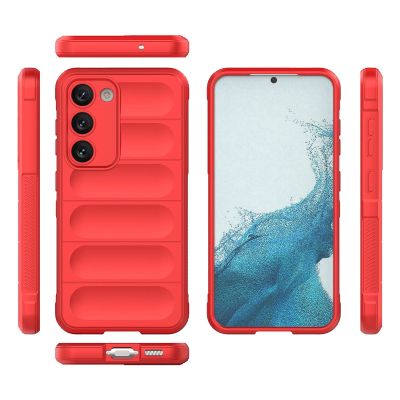 21. Magic Shield Case for Samsung Galaxy S23+ flexible armored cover red