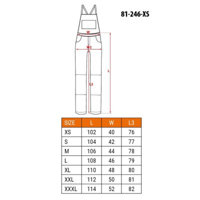NEO tools 81-246-XS workwear